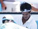 PIX: Drama unfolds as Somdev goes down fighting at Oz Open