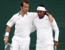 Paes, Bopanna advance; Sania-Huber exit