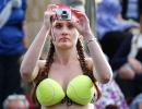 Fans add colour and excitement at Wimbledon