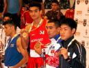 Shiva wins split decision for gold at Asian boxing