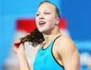 Lithuanian Meilutyte adds breaststroke gold to world record