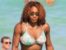 Serena Williams shows off bikini body on holiday