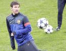 CL Photos: Barca look to Messi to inspire fightback