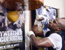 Mayweather calm in face of 'woman beater' taunts