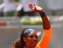 Sluggish Serena begins Madrid defence with laboured win