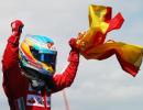 F1: Alonso turns up the heat with Spanish win