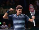 Classy Federer sets up Paris Masters semi-final with Djokovic