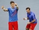 Czechs win doubles to take 2-1 lead in Davis Cup final