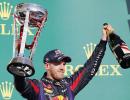 PHOTOS: Vettel vrooms to record with U.S. Grand Prix win