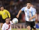 Argentina lose injured Aguero, Pastore for World Cup qualifiers