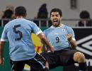 Qualifiers: Suarez brace boosts Uruguay's hopes; US suffer setback