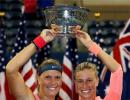 Czech pair Hlavackova-Hradecka win U.S. Open women's doubles