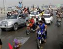 Afghans celebrate football win over India with dancing, gunfire