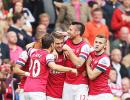 EPL: Ramsey to the party again as Arsenal rocket to top