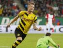 Bundesliga: Reus sparkles as Dortmund beat Augsburg 3-2