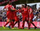 EPL: Liverpool thump toothless Spurs, Arsenal held by Leicester