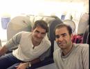 Just landed in Delhi: Federer