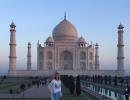 Steffi Graf, Ivanovic visit the Taj Mahal