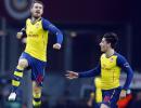 Champions League: Ramsey's stunner seals Arsenal win