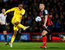 Sterling shines for Liverpool, Spurs thump Newcastle