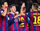 La Liga: Messi nets brace, Suarez finally scores in Barca rout