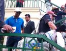 Crowds throng Delhi Golf Club to watch Tiger Woods tee off