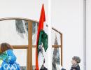 India flag hoisted at Sochi marking Olympic return