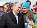 Putin is relishing the spotlight; keeps IOC 'very happy'