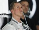 Michael Schumacher shows 'slight improvement'