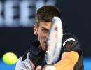 Australian Open: Rusty Djokovic eases into second round