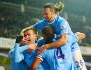 EPL PHOTOS: City thrash Spurs to go top; Chelsea held by West Ham