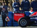 Another bad day for Red Bull as Ricciardo's car breaks down