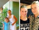 When Eugenie Bouchard was smitten by Sharapova...