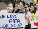 PHOTOS: Fans flying Indian flag at FIFA World Cup