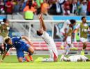 PHOTOS: Costa Rica stun Italy to enter last 16; England ousted