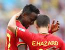 World Cup: Belgium snatch late win over Russia to reach last 16