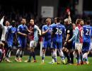 PHOTOS: Chelsea suffer shock loss at Villa, Man City crush Hull