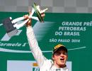 Rosberg wins in Brazil to cut Hamilton's lead