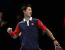 Nishikori beats stand-in Ferrer, now must wait