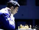 Photos: The many moods of Anand and Carlsen at the World Championship match