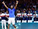 Davis Cup: Gael-force Monfils upsets Federer