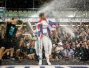 Hamilton takes second F1 title in style