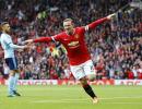 Rooney back for Manchester derby but Falcao unfit