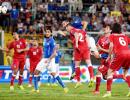 Euro 2016 qualifiers: Chiellini stars in Italy win; Dutch beat Kazakhs