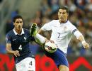 Ronaldo has knee problems again as France beat Portugal in friendly