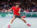 Paris Masters: Federer battles past Chardy for third round berth