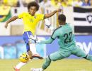 Football friendly: Willian strike gives Brazil victory over Ecuador