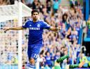 EPL in Pix: Chelsea march on, Manchester United and City wobble