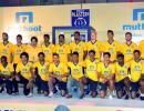 Tendulkar unveils jersey and anthem of his ISL team, Kerala Blasters