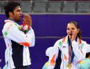 Sania-Myneni win mixed doubles gold at Asian Games